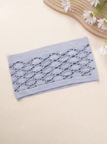 SHEIN Bộ 3 áo yếm khoét lỗ liền mạch cho nữ - Nhiều màu - Xem 6