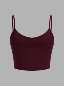 SHEIN EZwear 3 件套黑色碎花、灰色玫瑰、深红色女士无袖短款休闲吊带背心，适合夏季 - 彩色 - 查看 7