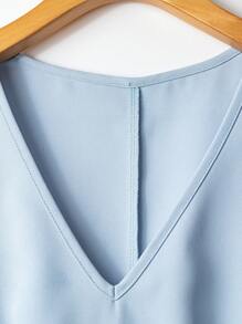 Franclia Stylish & Elegant High-End Blazer Jacket & V-Neck Sleeveless Dress 2 Pieces Set Fall Cloth For Women - Blue - View 5