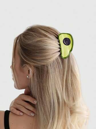 Kawaii Pince à cheveux à la mode en forme d'avocat, décoration créative pour légumes et fruits