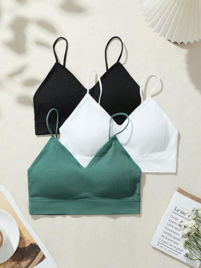SHEIN Set di 3 reggiseni da donna senza ferretto, reggiseni senza ferretto, in stock