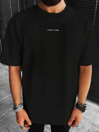 GENTILAND T-shirt casual da uomo con stampa slogan, scollo a equipaggio, vestibilità morbida, per coppia