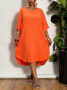 SHEIN CURVE+ Trang phục Rave/Phục sinh mới năm 2025 dành cho phụ nữ, Trang phục phong cách Old Money dành cho phụ nữ, Trang phục hòa nhạc đồng quê, Trang phục đi chơi, Fairycore, Trang phục lễ hội, Quần áo kỳ nghỉ nhiệt đới dành cho phụ nữ, Trang phục mùa hè dành cho phụ nữ, Mùa hè, Trang phục kỳ nghỉ Ravsummer/Đồng quê/Bãi biển/Trang phục bãi biển/Trang phục bãi biển - trái cam - Xem 5