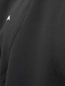 ARC Activewear 超大圆领运动上衣 健身房运动夹克 套头衫 - 黑色 - 查看 4