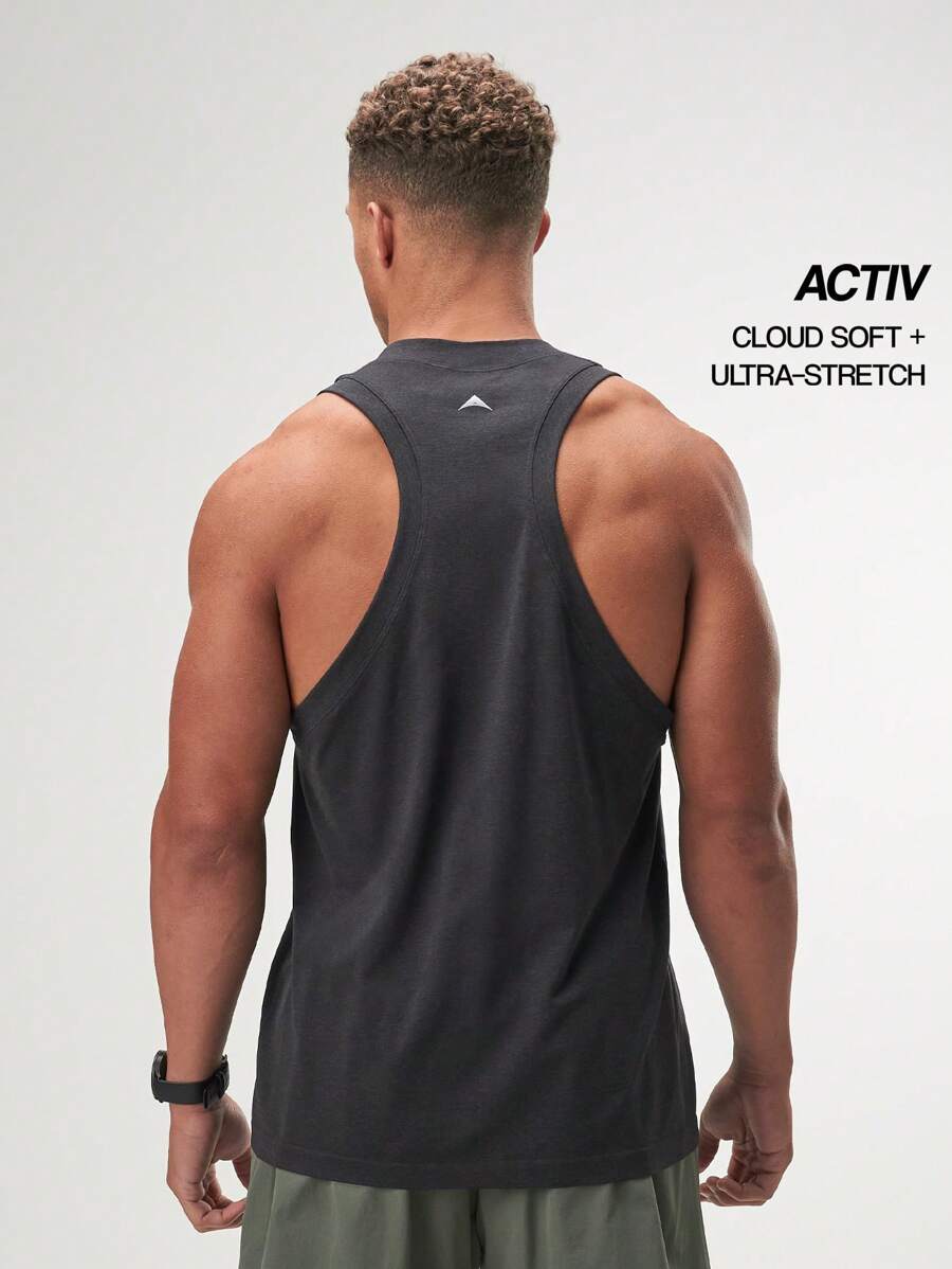 Camiseta sin costuras con movimiento - Negro - Ver 1