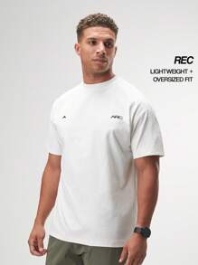 Nomad Oversized T-Shirt - White - View 1