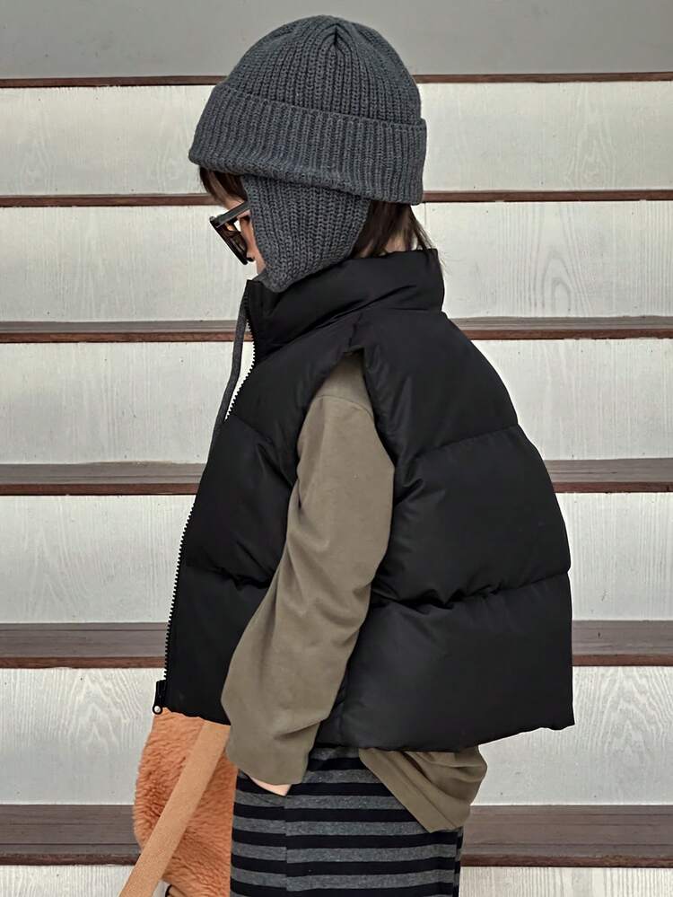 Young Boys ' Casual Loose Fit Street Style Vest