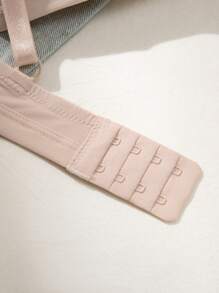 Snug Zone Skin-Tone Padded Push-Up Bra, Simple & Fashionable, Comfortable, High-Support, Enhances Small Bust, Basic Style, Adjustable Straps, Women's Lingerie - Pink - View 7