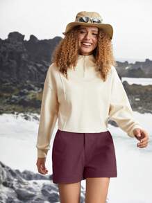 In My Nature 女式秋季可拆卸两段式户外露营徒步城市通勤裤、户外速干徒步裤、可转换拉链式徒步裤