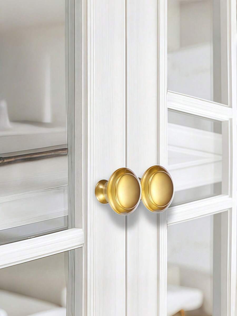 Modern Simple Gold Small Handle Cupboard Drawer Single-Hole Handle Cupboard Door Round Furniture Small Handle - Multicolor - View 1