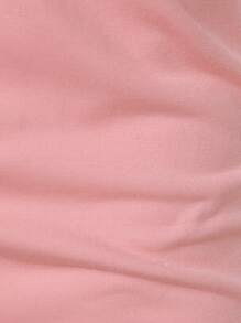 Manfinity Homme Áo thun nam tay ngắn đơn giản màu khối đơn giản - Màu Hồng baby - Xem 4