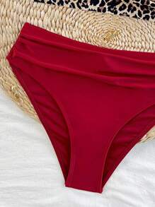 SHEIN 2pcs/Set New Style Multicolor Floral Side High Cut Thong Bikini Swimsuit Set, Women Beach & Resort Swimwear For Summer Beach Vacation - Multicolor - View 6