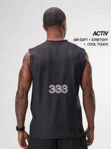 Arc Men's Aspire Performance Tank - Black - View 1