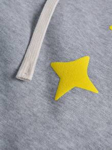 Manfinity EMRG 男士街头，INS搭配高街嘻哈泡泡印花宽松灰色直筒运动裤，适合四季搭配，街头朋克摇滚滑板，适合各种聚会和日常搭配，摄影利器，男友老公礼物，街头，Y2K，灰色运动裤，街头艺术运动裤，明星运动裤 - 灰色 - 查看 6