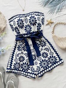 Blue and White