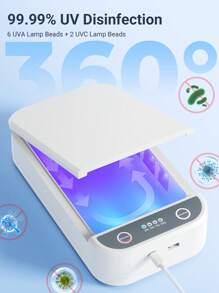 Teckwe 美甲工具消毒器，用于指甲护理 - 白色 - 查看 4