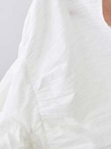 Maija Kids Maija Kids Young Girl Shirt With Bow Decor And Ruffle Sleeves
