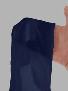 SHEIN EZwear Navy Blue Women Casual Vacation Multi-Layered Ruffle Skirt, Suitable For Summer Suitable For Going Out - Navy Blue - View 5