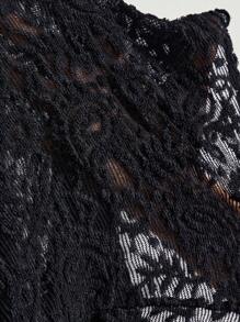 Bohemela Boho Paisley Jacquard Knit Camisole Top, Fitted Sleeveless Summer Holiday Style For Women Lace - Black - View 7