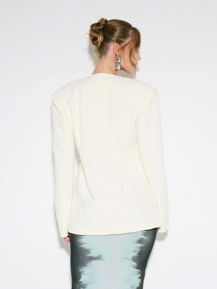 KIZN Professional Classic Tailored Single Button Elegant Blazer