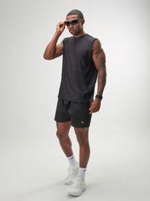 Arc Men's Aspire Performance Tank - Black - View 2