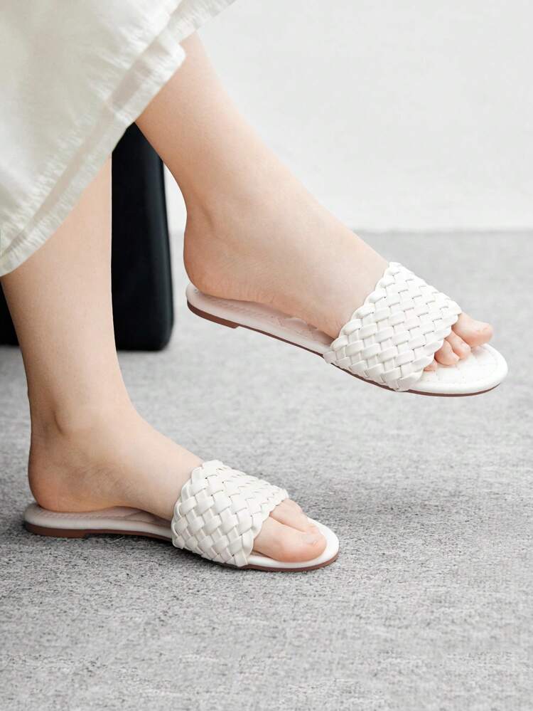 CUCCOO BIZCHIC Women's Casual Bohemian Style Flat Slide Sandals For Daily Wear