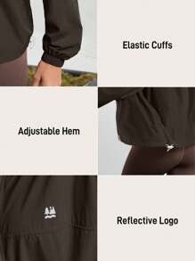 In My Nature Áo khoác trùm đầu ngoài trời dành cho nữ khi cắm trại, đi bộ đường dài và đi làm trong thành phố - Màu nâu  Mocha - Xem 4