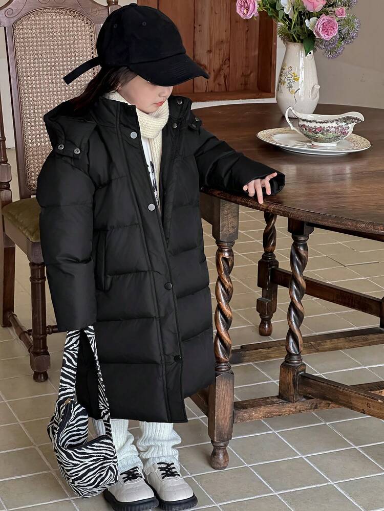 Young Girls Padded Coat, Fall Clothes