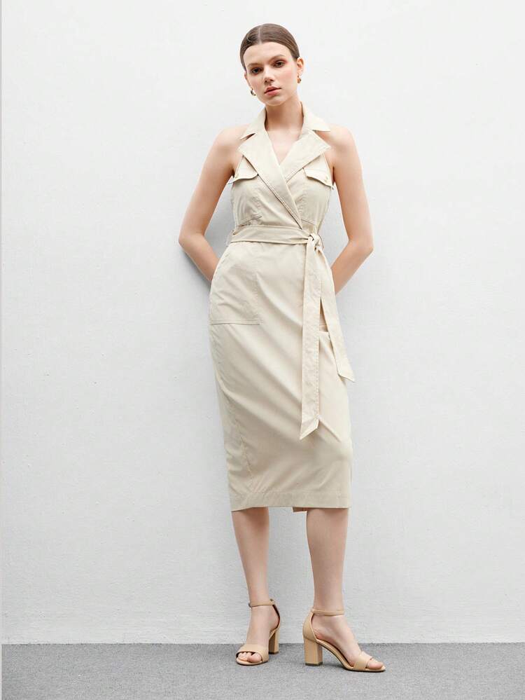 CUCCOO BIZCHIC Women's Fashionable Comfortable Round Toe Strap Chunky Heel Versatile Sandals For Christmas Spring Shoes