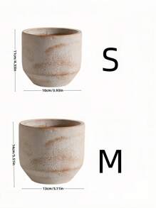 Cirelle 1 Buah Pot Bunga Semen Hijau Lumut Bergaya Nordik Mini Geometris untuk Sukulen, Dekorasi Rumah untuk Ruang Tamu dan Balkon, Hadiah Pindah Rumah Modern - MultiWarna - View 5