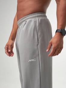 ARC 运动服慢跑裤长裤高性能下装健身房锻炼健身跑步休闲服 - 灰色 - 查看 4