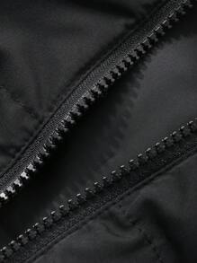 DAZY Young Boys Casual Solid Color Street Style Padded Vest Winter - Black - View 7