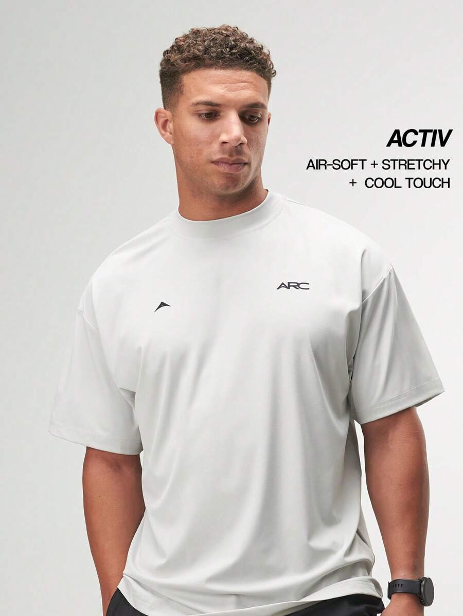 Origin Oversized T-Shirt - Light Grey - View 1