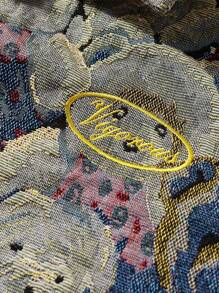 Manfinity Homme Men's Casual Bear Print Button Down Jacket, Autumn,Men Jacket,Fall And Winter Men Clothes,Winter Men Jacket,Funny Bear Jackte,Boyfriend Gifts, Men Graphic Jacket, Bear Graphic Jacket, Graphic Jacket Men, Men Jacket - Multicolor - View 6