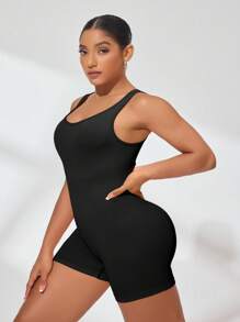 Seamluxe SHEIN Sport Macacão de Atividades Físicas com Alta Elasticidade e Costura Invisível, Conjunto de Ioga na Moda