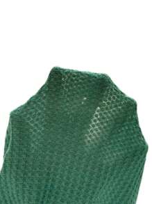 Manfinity BRENVOR 宽松男士纯色华夫格针织T恤，适合夏季穿着，情侣款