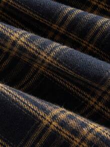 SHEIN MOD 格子吊带连衣裙女，休闲优雅收腰无袖连衣裙 - 彩色 - 查看 3