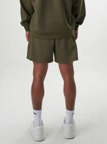 ARC Activewear Performance Shorts Running Basketball Quick Dry Fitness Gym Workout Training Training Shorts - Dark Green - View 3