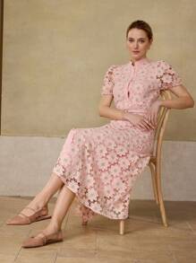 MOTF PREMIUM 女士时尚个性化多带露跟平底鞋，适合万圣节 - 杏色 - 查看 2