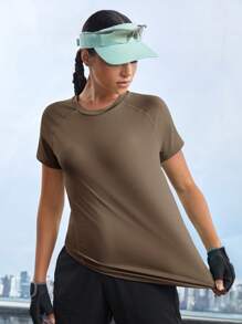 In My Nature 女士户外T恤/上衣，纯色短袖，简约时尚休闲，日常穿着