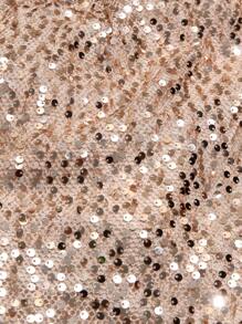 Zivah Lễ hội âm nhạc Bohemian mới mùa xuân/hè 2025 Phục sinh thường ngày cá nhân hóa thời trang đường phố tiệc gợi cảm ngọt ngào dễ thương Y2K mơ vàng rỗng kim sa xuyên thấu kết cấu móc len viền bất đối xứng tua rua đính kim sa buộc váy bó sát mini - Màu be - Xem 7