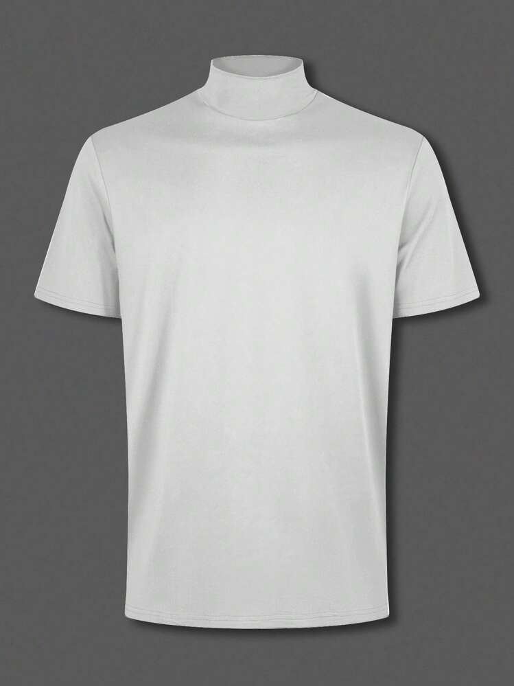 قميص رجالي بياقة ستاند