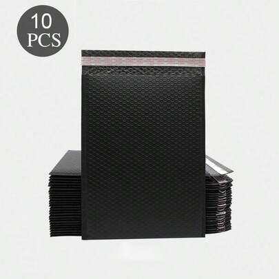 10 túi phong bì bong bóng ép đùn mờ, túi xốp đóng gói quần áo dày chống nước, chống sốc, túi xốp đựng thư chuyển phát nhanh, túi đệm bong bóng, túi đóng gói chuyển phát nhanh, phong bì xốp, túi đóng gói quà tặng, túi phong bì bong bóng