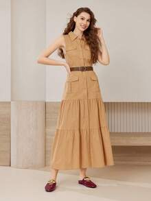 MOTF TRANG TRÍ KIM LOẠI DA PU FALTS - Màu Đỏ Sâu - Xem 10