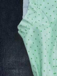 INAWLY Women Polka Dot Print Sleeveless Casual Blouse - Green - View 3