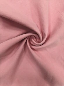 Chiquease Women's Casual Daily Solid Color Elastic Waist Pocket Pants Fall Cloth For Women - Pink - View 5