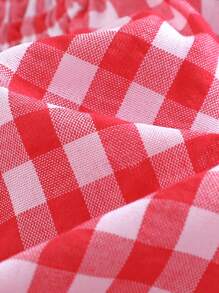 Cozy Pixies 2pcs Baby Girls Strawberry Print Ruffle Trim Pullover Top And Elastic Waist Shorts Set - Red - View 3