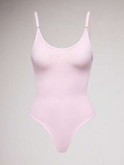 SuitURBody Shapewear de estilo camiseta de unicolor para mujer