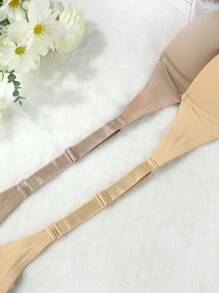 SHEIN Set de 5 sujetadores bandeau acolchados de unicolor simple para mujeres - Multicolor - Ver 6