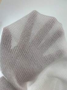 Swim SXY 白色透明针织挂脖露背休闲沙滩度假连衣裙 - 白色 - 查看 5